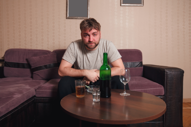 alcoholic man