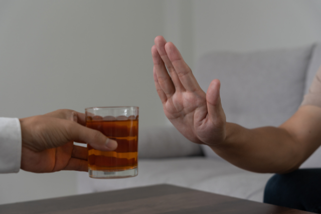 saying no to alcohol